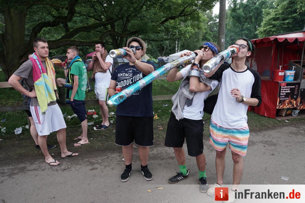 Rock im Park 2016 - Zeltplatz am Samstag