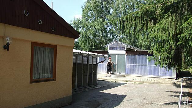 Das Tierheim in Ha&szlig;furt in fr&uuml;heren Tagen. Das Gel&auml;nde kann nicht mehr genutzt werden. Im Landkreis Ha&szlig;berge werden &Ouml;rtlichkeiten f&uuml;r ein neues Tierheim dringend gesucht. Foto: Archiv