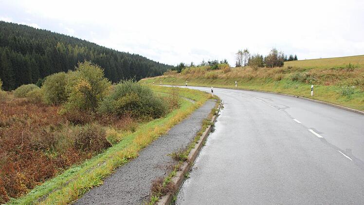 Die Straße nach Spechtsbrunn (Foto: Friedwald Schedel)