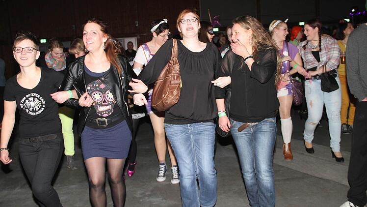 Beim Rockfasching des FV Mistelfeld war die Tanzfläche immer gut gefüllt.