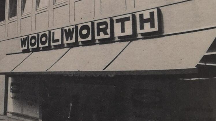 Woolworth im Eröffnungsjahr 1968.