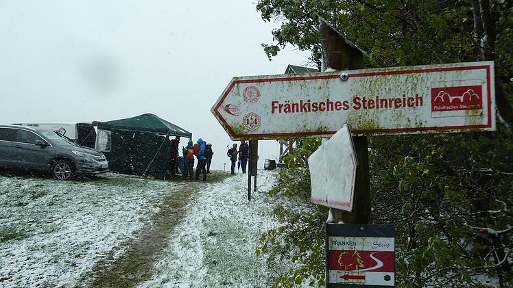 Kalt war's - der Frankenwald Wandermarathon. - Foto: Berthold Köhler