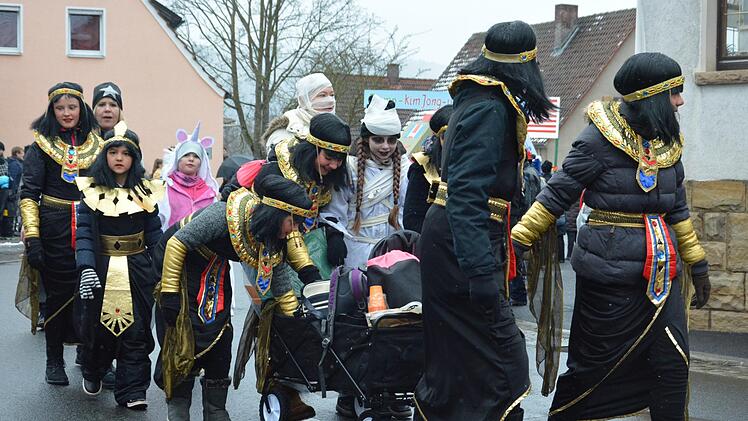 Faschingszug in Steinach 2018, Foto:   Björn Hein