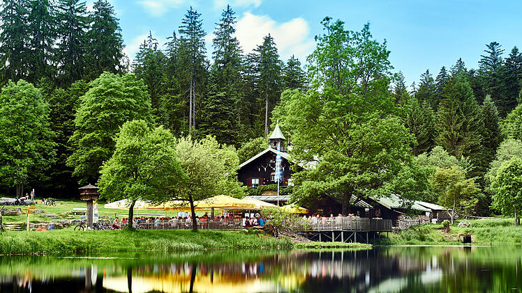Biergarten im Schwellhäusl