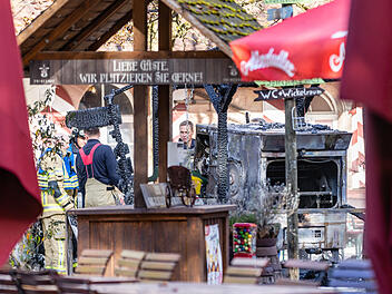 Brand in beliebtem fränkischen Biergarten ausgebrochen - enormer Sachschaden