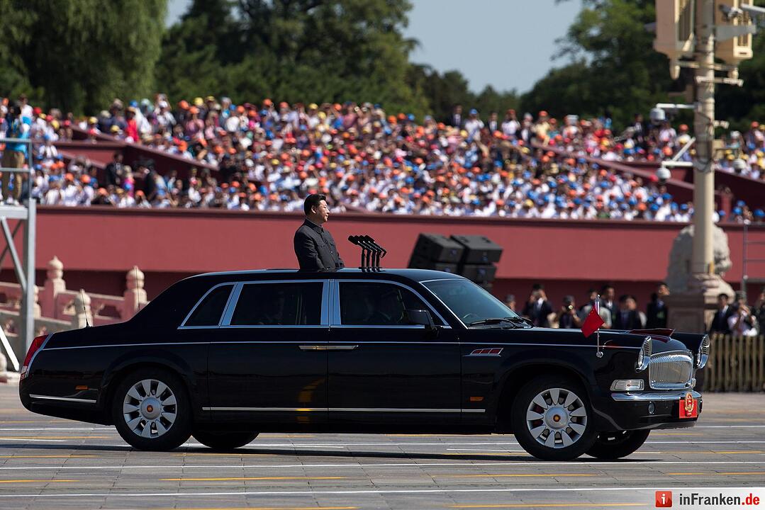 Militärparade in China