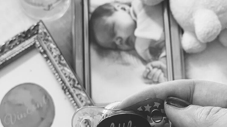 Schmerzliche Erinnerung an ihren Sohn Vincent.