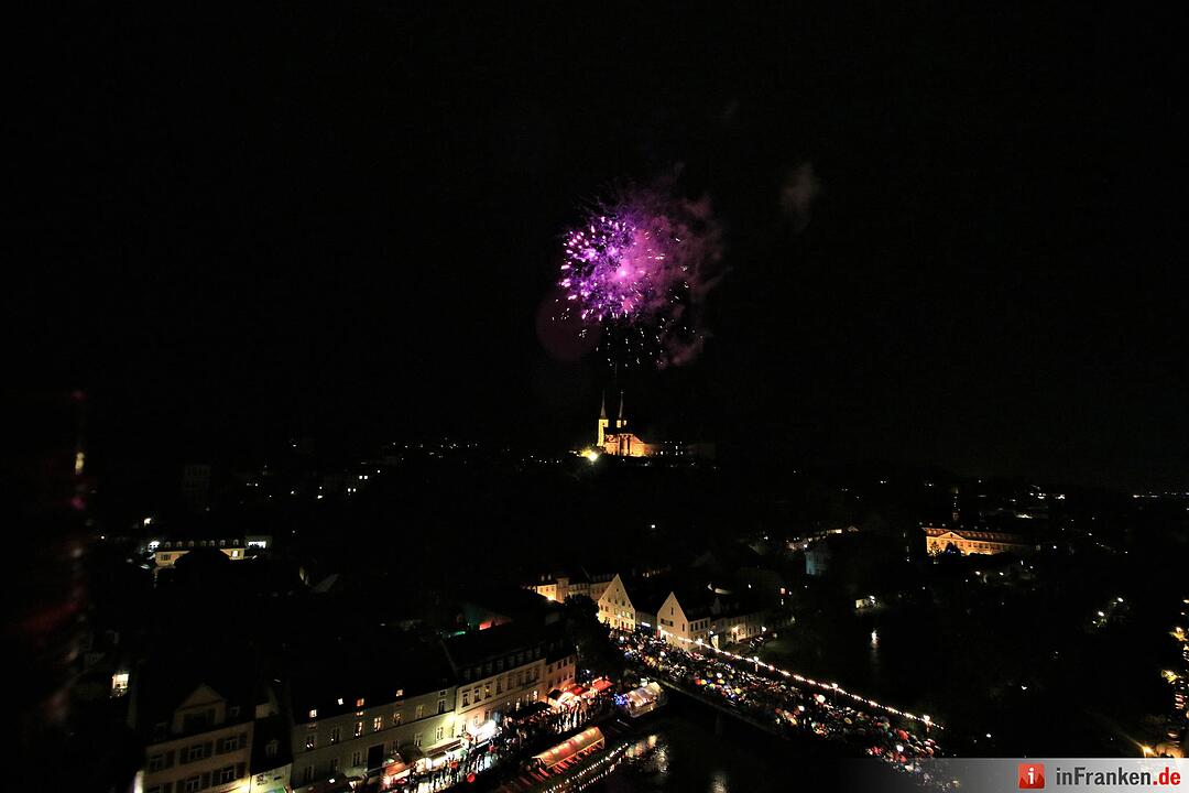 Sandkerwa-Feuerwerk in Bamberg
