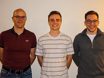 Die neuen Mitglieder des Vorstandes: (von links) Uwe Kallenbach, Tizian Fella und Jakob Fischer. Foto: Jonas Schmitt