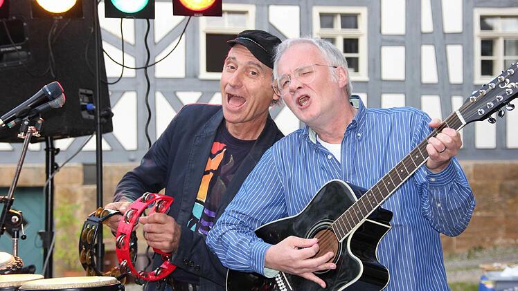 Brand Old alias Uwe Gaasch (links) und Waldi Bauer.  Foto: Eckehard Kiesewetter