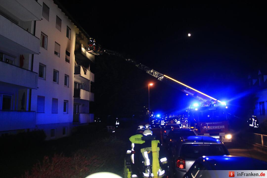 Brand in Mehrfamilienhaus in Memmelsdorf