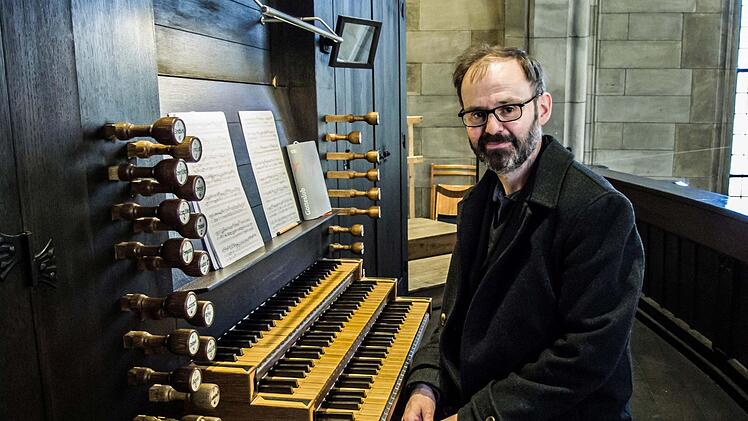 Domorganist Markus Willinger gastierte in St. Augustin.Foto: Jochen Berger