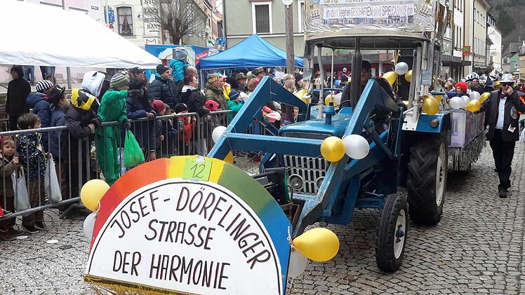 Faschingsumzug in Bad Brückenau. Foto: Rolf Pralle