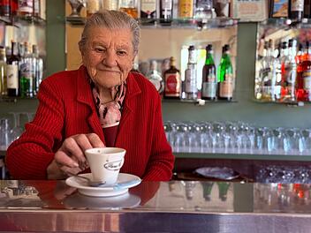 Italiens älteste Barista Anna Possi.
