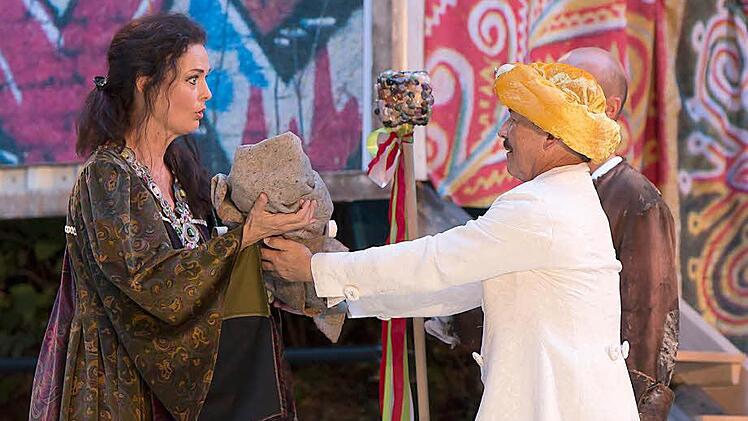 Impressionen vom "Zigeunerbaron" auf der Waldbühne Heldritt.Foto: Albert Höchstädter