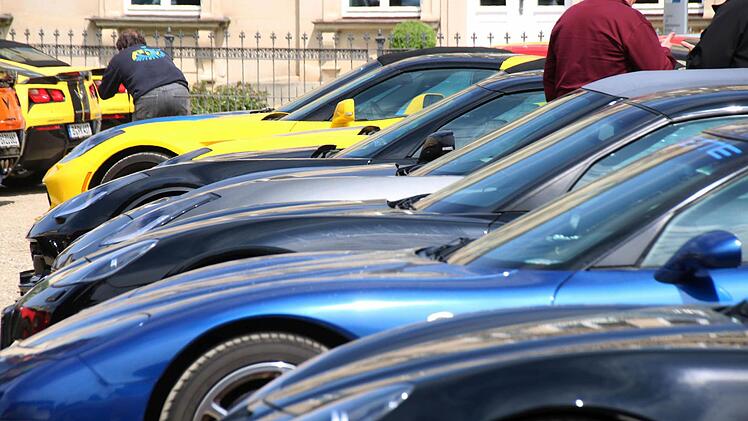 Impressionen vom Corvette-Treffen auf dem Coburger SchlossplatzFoto: Jochen Berger