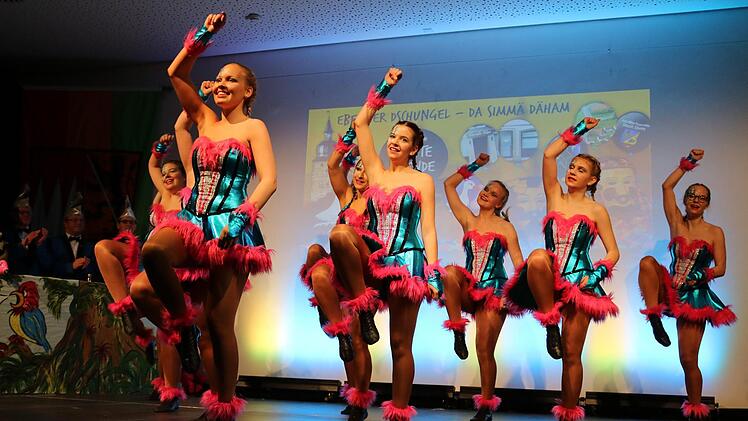 Zum Schluss heizte die Showtanzgarde Heubach mit der "Hüttengaudi" noch einmal richtig ein. Janina Reuter