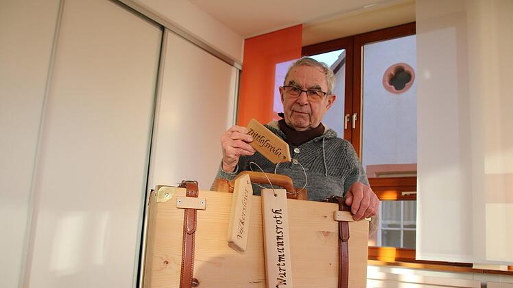 Kurt Müller hat drei Koffer für Wartmannsroth entworfen. Foto: Ralf Ruppert