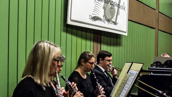 Impressionen vom Neujahrskonzert mit dem Musizierkreis Neustadt unter der Leitung von Norbert Luche.Foto: Jochen Berger