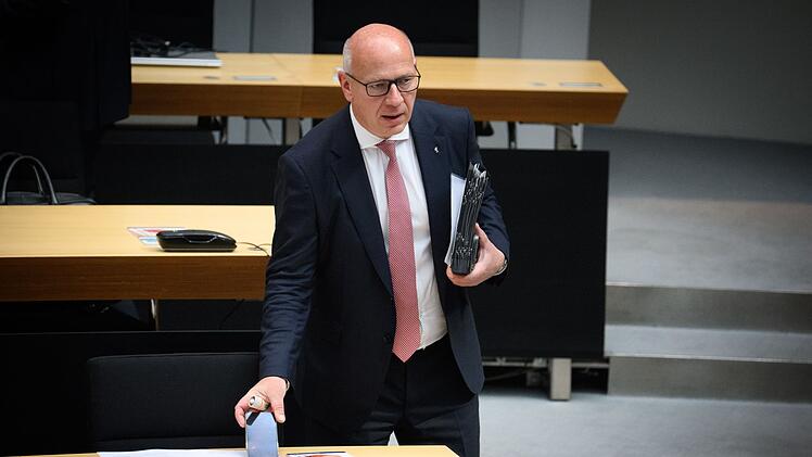 Regierender B&uuml;rgermeister Kai Wegner (CDU) im Abgeordnetenhaus