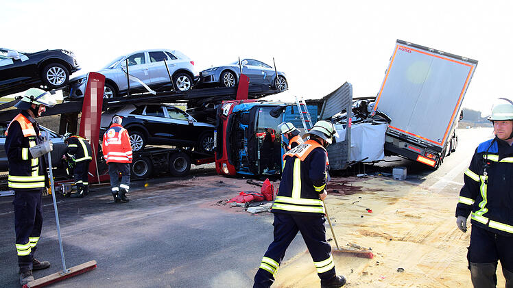 Lkw-Unfall auf A3: Vollsperrung Richtung Frankfurt
