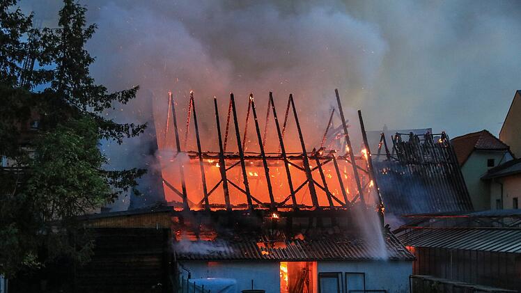 Großbrand in Bamberg