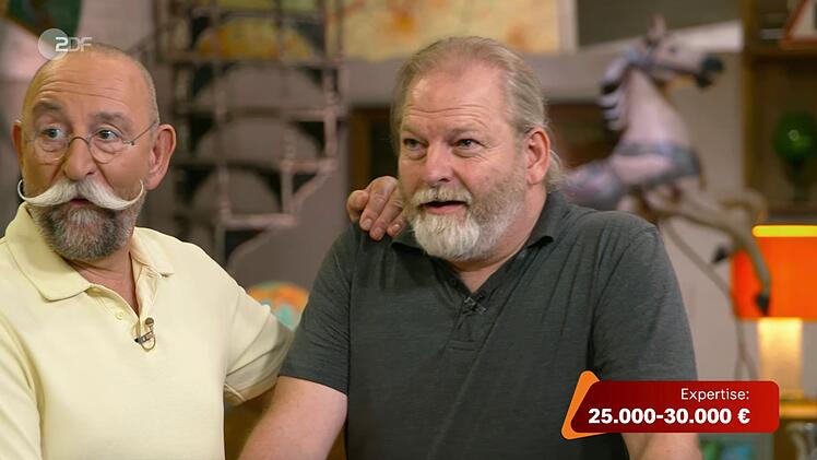Der Verk&auml;ufer rechnete trotz kleiner M&auml;ngel mit 2.500 bis 3.000 Euro. Die Expertise &uuml;bertraf seinen Wunsch aber bei Weitem: 25.000 bis 30.000 Euro. Die Reaktion von Stephan folgte prompt - zittern, Schnappatmung und "jetzt erst mal einen Schnaps". "Leck mich am ...", rutschte es dem Verk&auml;ufer danach noch raus. Lichter zeigte Verst&auml;ndnis.