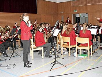 Katja Gumbrecht brillierte als Posaunensolistin. Foto: Richard Sänger