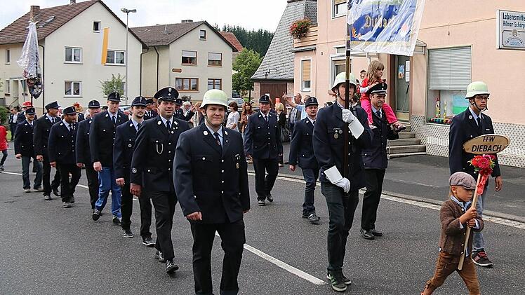 Die Patenwehr aus Diebach.