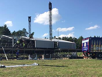 Mit einem 80-köpfigen Team wird die Kulmbacher Brauerei den Ausschank beim großen Bayern 3-Dorffest im Hollfelder Ortsteil Tiefenlesau stemmen. Fotos: Sonja Adam