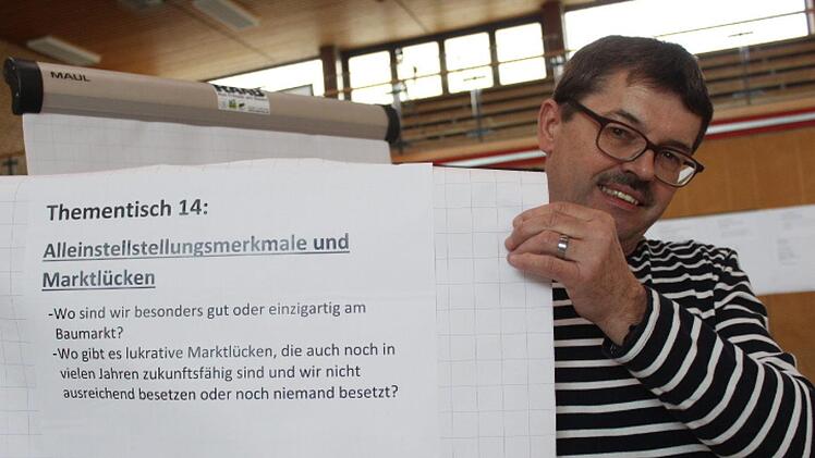 Raab-Mitarbeiter Wolfgang Weis hat schon drei Konferenzen mitgemacht und Veränderungen miterlebt. Dort, wo er sich einbrachte, ging es unter anderem um Marktnischen. Foto: Markus Häggberg