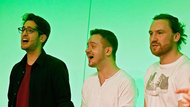 Das Würzburger Vokalensemble "Room4Rent" gastierte in Coburg.Foto: Jochen Berger