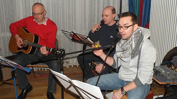 Die Otto-Band mit Edi Düthorn, Johannes Hertel und Helmut Prücklmeier Foto: Manfred Welker