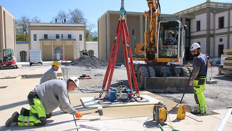 Eindrücke von der Baustelle Luitpoldbad. Foto: Ralf Ruppert