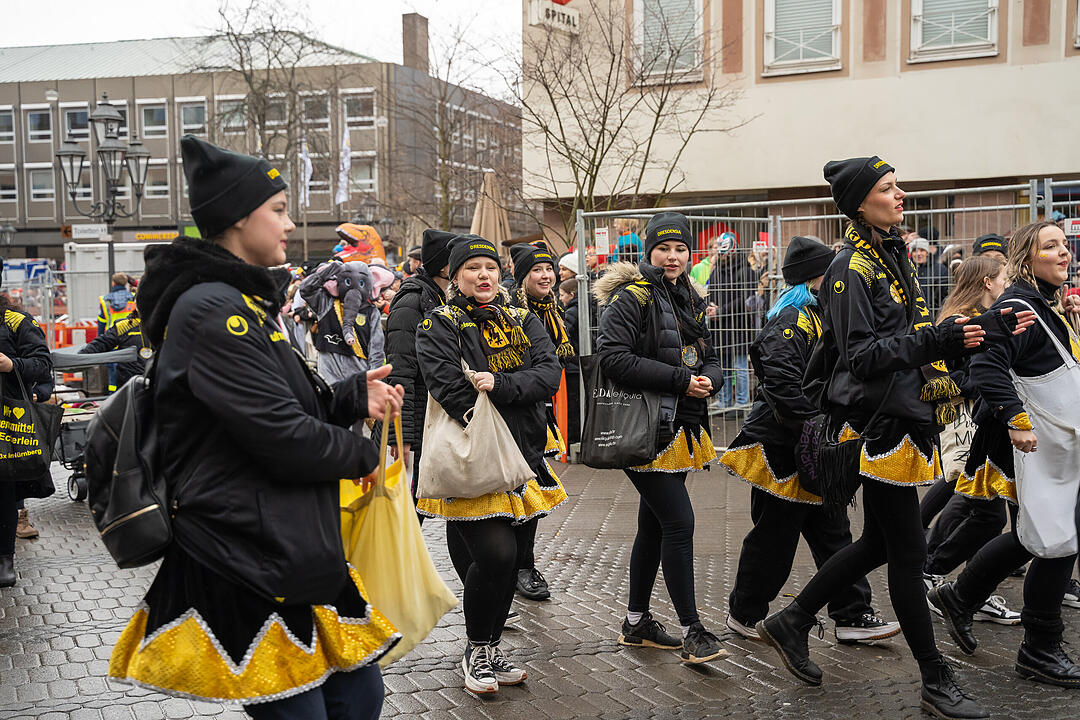 Der traditionelle Umzug zog ca. 70.000 Faschingsfreunde an.