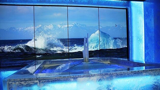 Auf eine Eislounge und Panoramasauna d&uuml;rfen sich k&uuml;nftig Besucher des HofBads und der HofSauna in Hof freuen. Foto: Stadtwerke Hof