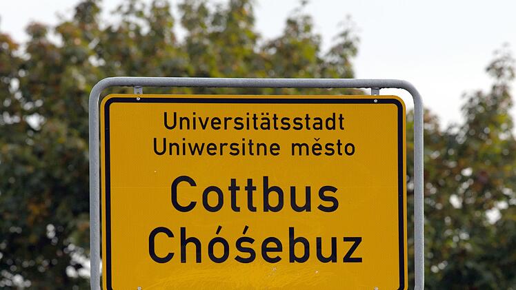Ortseingangsschild - Cottbus