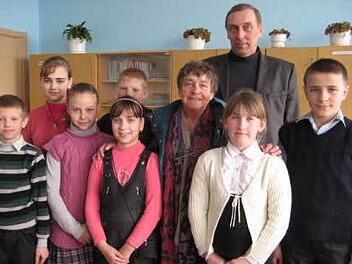Eine Tschernobyl-Kindergruppe zu Gast in Bischofsheim. Foto: Archiv