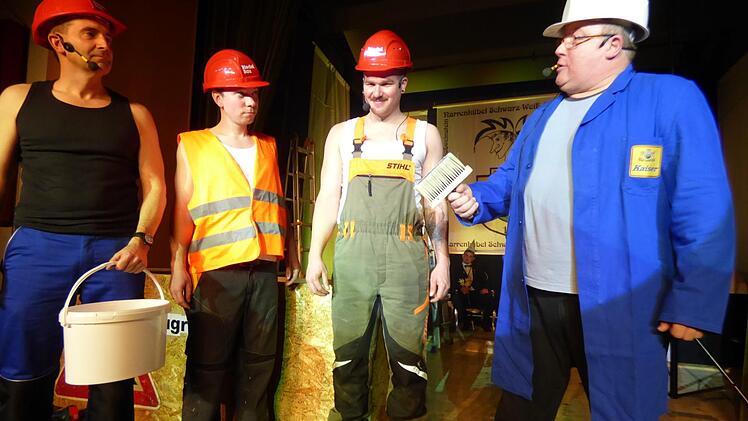 Der Sketch "Die Baustelle" von und mit Andreas Schmidt Foto: Thomas Weichert