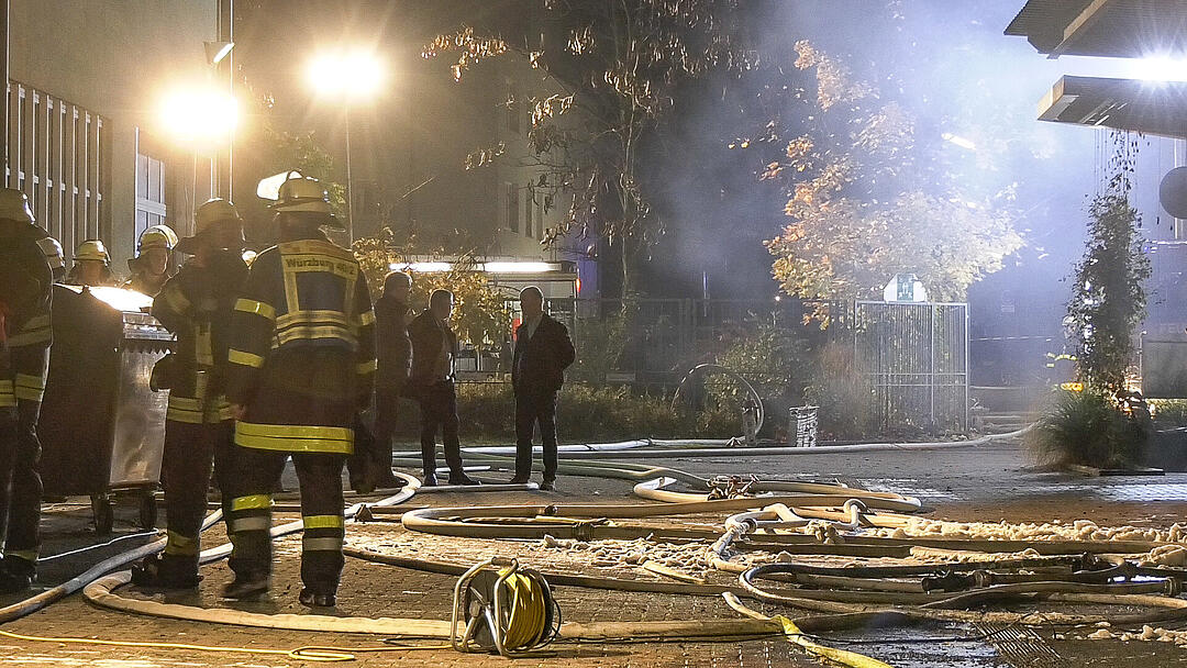 Würzburg: Feuer an Berufsschule - Brandstiftung?