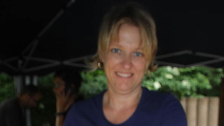 Corinna vom Elternbeirat bot die Cocktails an.