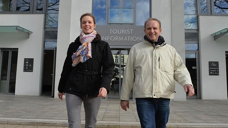 Tourismus ja, aber in Maßen: Dafür wollen sich Kerstin Niemann und Michael Bosch von den Bamberger Realisten stark machen. Foto: Ronald Rinklef