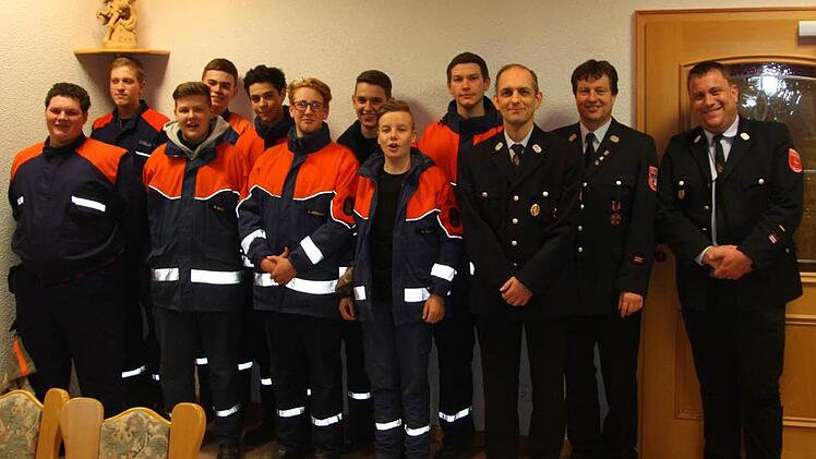 Die Teilnehmer der modularen Truppausbildung  Foto: Christian Nöth