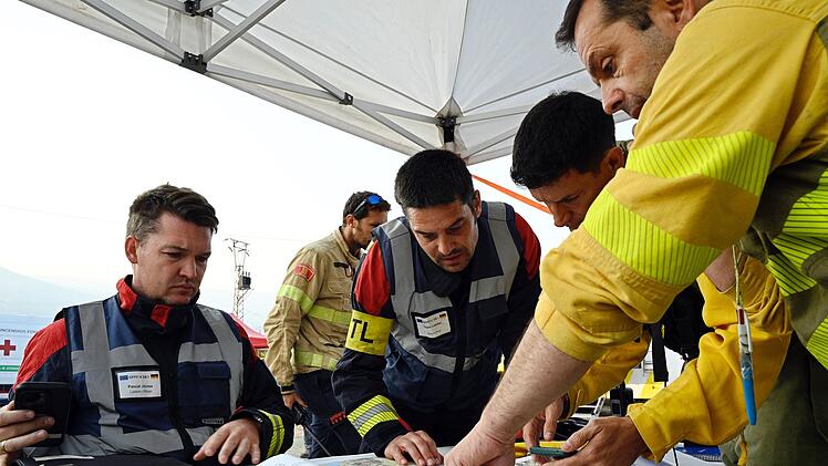 Waldbrände in Spanien - Deutsche Feuerwehrleute im Einsatz