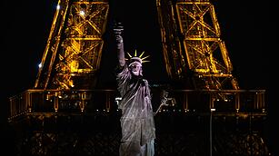 Die Freiheitsstatue in Paris