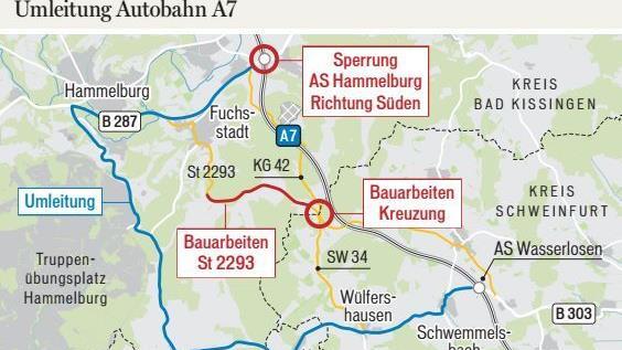 Eigentlich führt die U 60 über die St 2293, aktuell müssen Autofahrer einen weiteren Umweg fahren.