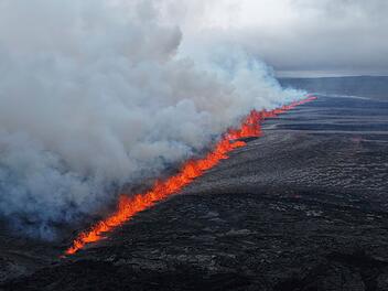 Vulkanausbruch auf Island