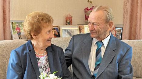 Das Jubelpaar Maria und Johann Kist  Foto: Karl Heinz Wirth