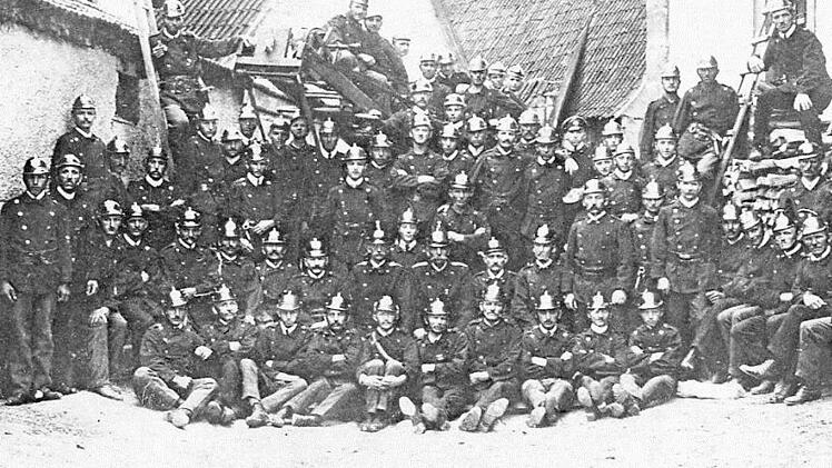 Das Foto entstand zum zum 50. Gründungsfest im Jahr 1920.  Foto: Stadtarchiv Münnerstadt