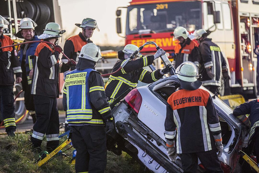 Unfall im Kreis Haßberge: 82-Jährige eingeklemmt
